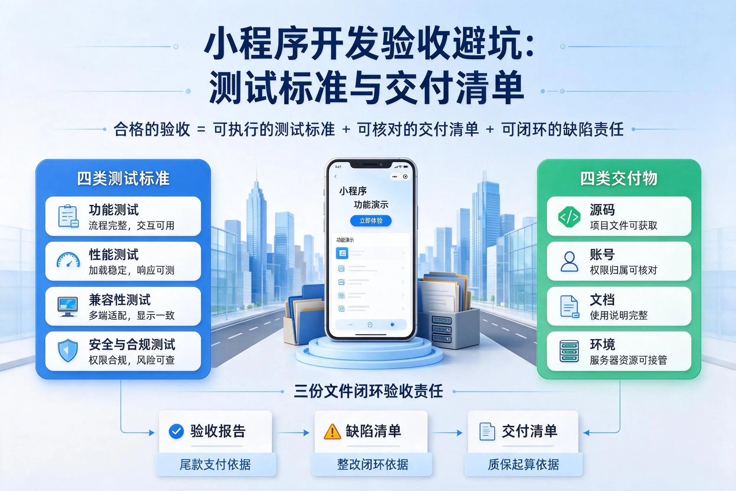 常州小程序开发验收避坑:测试标准与交付清单