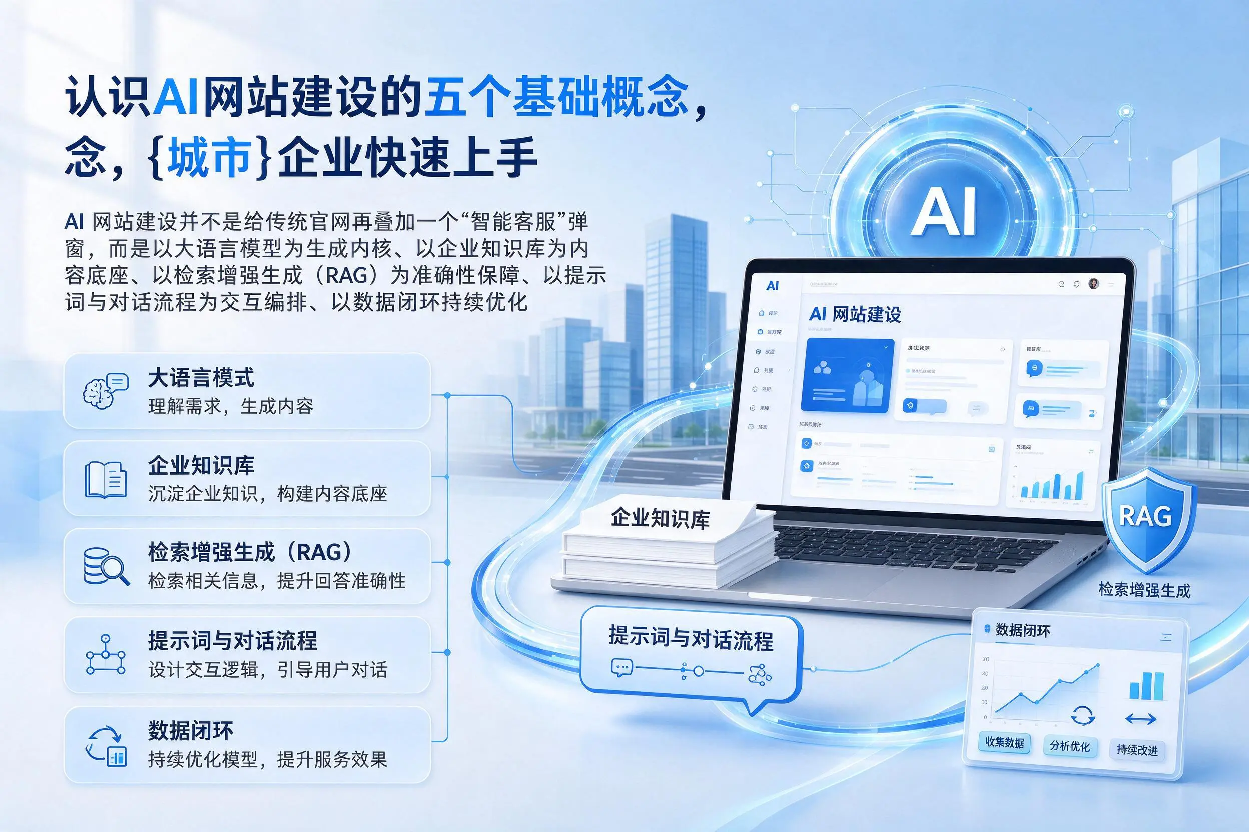 认识AI网站建设的五个基础概念，常州企业快速上手