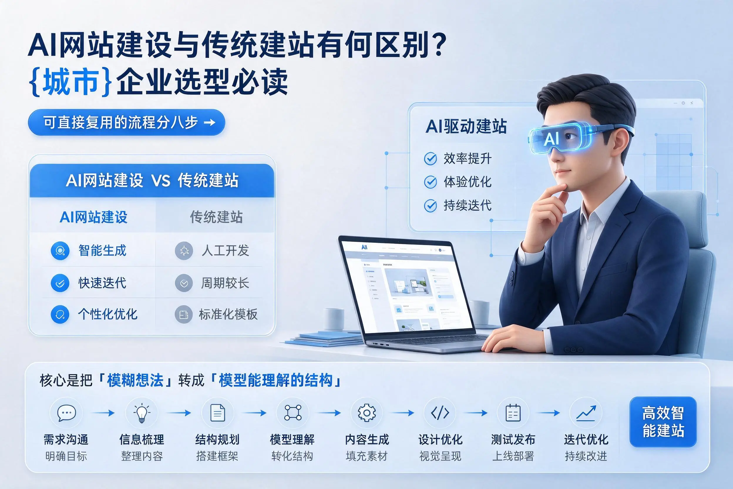 AI网站建设与传统建站有何区别？常州企业选型必读