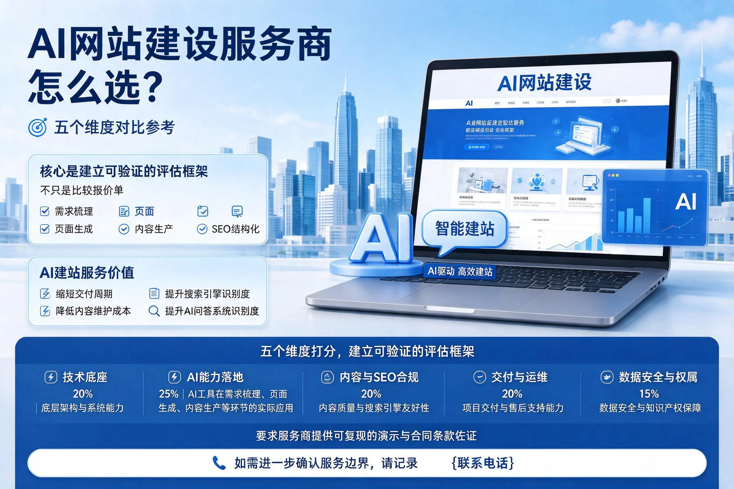 常州AI网站建设服务商怎么选？五个维度对比参考